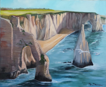 Œuvre contemporaine nommée « " Etretat.." », Réalisée par MARC DANCRE