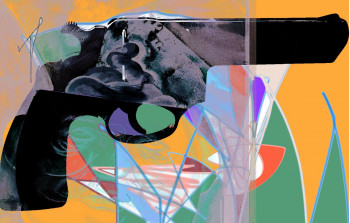 Œuvre contemporaine nommée « la guerre en ukraine de l'art contemporain », Réalisée par DAVID SROCZYNSKI