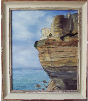 Œuvre contemporaine nommée « Bonifacio Corse », Réalisée par NADINE MASSET