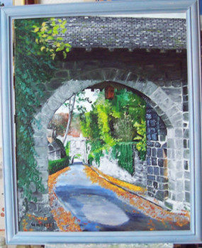 Œuvre contemporaine nommée « Porte de l'abbaye des vaux de Cernay », Réalisée par NADINE MASSET