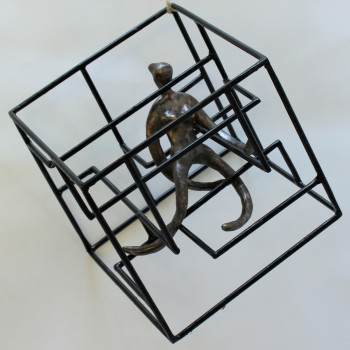 Œuvre contemporaine nommée « Cage (n° 295) », Réalisée par DIDIER FOURNIER