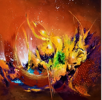 Œuvre contemporaine nommée « GENESIS », Réalisée par PATRICE BRU