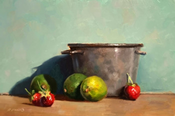 Œuvre contemporaine nommée « Limes and Strawberries », Réalisée par PASCAL GIROUD
