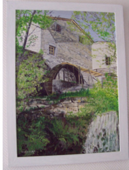 Œuvre contemporaine nommée « Moulin de Vignal », Réalisée par NADINE MASSET