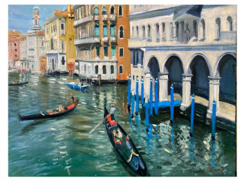 Œuvre contemporaine nommée « Venice », Réalisée par SVETLANA GIRARD