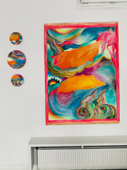 Œuvre contemporaine nommée « Des ailes pour survivre », Réalisée par LINA BENLALA