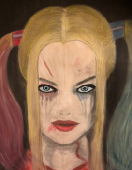 Œuvre contemporaine nommée « Harley Quinn », Réalisée par M.O