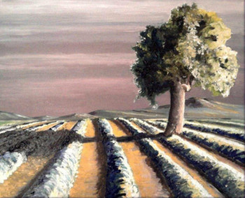 Œuvre contemporaine nommée « Champs de lavande », Réalisée par SAKO