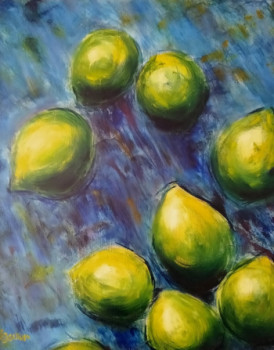Œuvre contemporaine nommée « Les citrons », Réalisée par GéRARD JOURNO