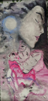 Œuvre contemporaine nommée « Rêver. Dream. 2 », Réalisée par MITRA SHAHKAR