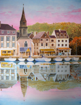 Œuvre contemporaine nommée « Honfleur », Réalisée par LAULPIC