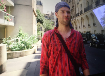 Œuvre contemporaine nommée « moi en hippie pour faire le malin », Réalisée par DAVID SROCZYNSKI