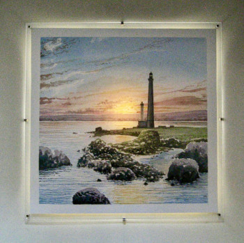 Œuvre contemporaine nommée « Bretagne.Phare de l'Île Vierge », Réalisée par LAULPIC