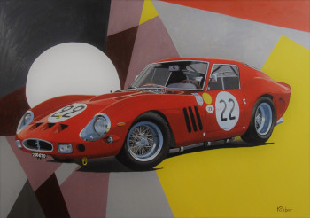 Œuvre contemporaine nommée « Ferrari 250 GTO », Réalisée par REBER KAROL