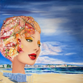 Œuvre contemporaine nommée « LA BAIE DE LA BAULE », Réalisée par VéRONIQUE TILLY