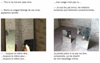 Œuvre contemporaine nommée « 3/4 gadget littéral (inside) 1 », Réalisée par DAVID SROCZYNSKI