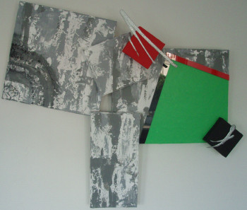 Œuvre contemporaine nommée « Green square », Réalisée par ZIVERI
