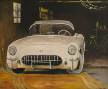 Œuvre contemporaine nommée « " La Corvette C1 " », Réalisée par MARC DANCRE
