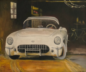 Œuvre contemporaine nommée « " Corvette oubliée.. " », Réalisée par MARC DANCRE