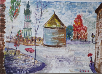 Œuvre contemporaine nommée « Paysage ukrainien. Lvіv (9) », Réalisée par KOZAR