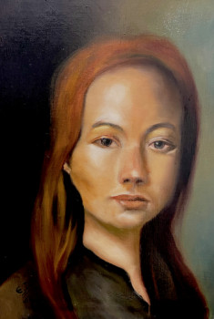 Œuvre contemporaine nommée « PORTRAIT OF MACHA . (kyrgyz model) », Réalisée par FONTECLOSE ART