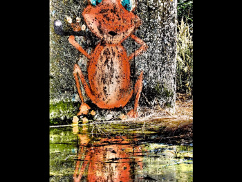 Œuvre contemporaine nommée « Ptite grenouille », Réalisée par MICHEL PAULIN