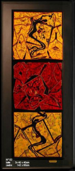 Œuvre contemporaine nommée « N°16 », Réalisée par SEIGNEURET CAGN-ARTS