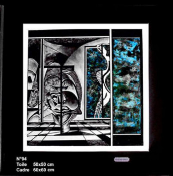 Œuvre contemporaine nommée « Miroir », Réalisée par SEIGNEURET CAGN-ARTS