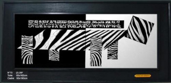 Œuvre contemporaine nommée « Savane », Réalisée par SEIGNEURET CAGN-ARTS