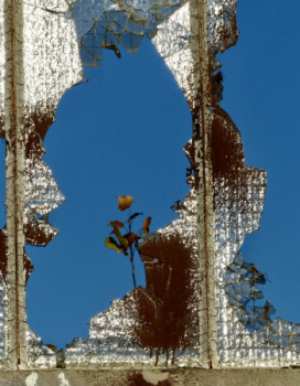 Œuvre contemporaine nommée « Éclats de verre », Réalisée par MICHEL PAULIN