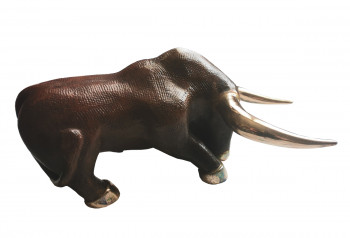 Œuvre contemporaine nommée « Toro Bronze », Réalisée par CAUSSE