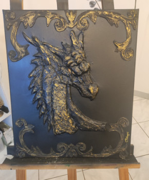 Œuvre contemporaine nommée « Dragon GOT », Réalisée par CLART