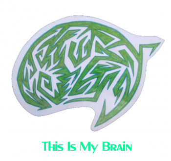 Œuvre contemporaine nommée « This is My Brain », Réalisée par LABYRAL
