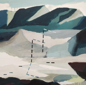 Œuvre contemporaine nommée « Hors piste », Réalisée par ANNA VLIET