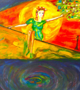 Œuvre contemporaine nommée « Ophélia », Réalisée par ANNE SPOK