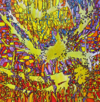 Œuvre contemporaine nommée « Magic Stones », Réalisée par JEAN PIERRE VERMEIREN