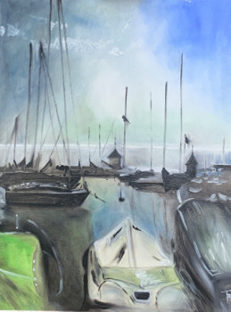 Œuvre contemporaine nommée « Port de plaisance de Morges », Réalisée par FRANçOIS RENé