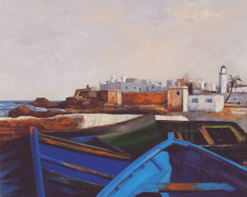 Œuvre contemporaine nommée « Essaouira », Réalisée par PATRICK LEMIERE