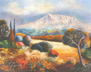 Œuvre contemporaine nommée « Sainte victoire », Réalisée par PATRICK LEMIERE