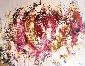 Œuvre contemporaine nommée « La couleur de l'amitié », Réalisée par RABERTY