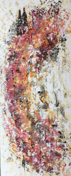Œuvre contemporaine nommée « La couleur de l'amour », Réalisée par RABERTY