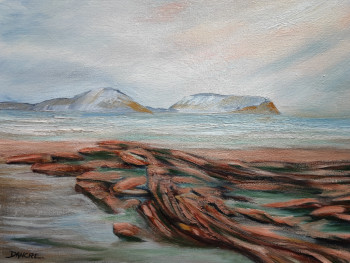 Œuvre contemporaine nommée « "Rivages sur la Baltique.. " », Réalisée par MARC DANCRE