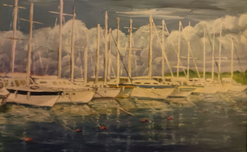 Œuvre contemporaine nommée « " La marina..." », Réalisée par MARC DANCRE