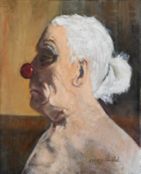 Œuvre contemporaine nommée « clown », Réalisée par CORINNE QUIBEL