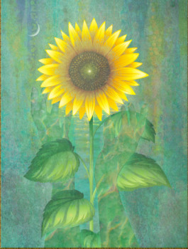 Œuvre contemporaine nommée « Sunflower », Réalisée par HARALD DASTIS