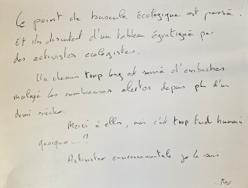 Œuvre contemporaine nommée « Trop tard ? », Réalisée par NICOLAS D