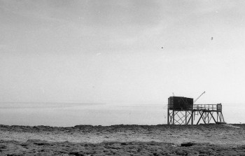 Œuvre contemporaine nommée « Carrelets à l'Ile Madame », Réalisée par CASSANDRE