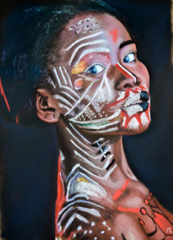 Œuvre contemporaine nommée « Maquillage », Réalisée par FRANCIS RIANCHO