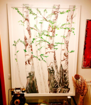 Œuvre contemporaine nommée « Mon ami l’arbre », Réalisée par ANA_BON
