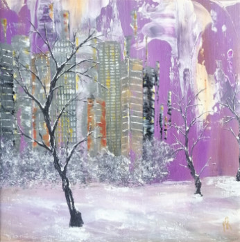 Œuvre contemporaine nommée « Purple », Réalisée par ANNE ROBIN